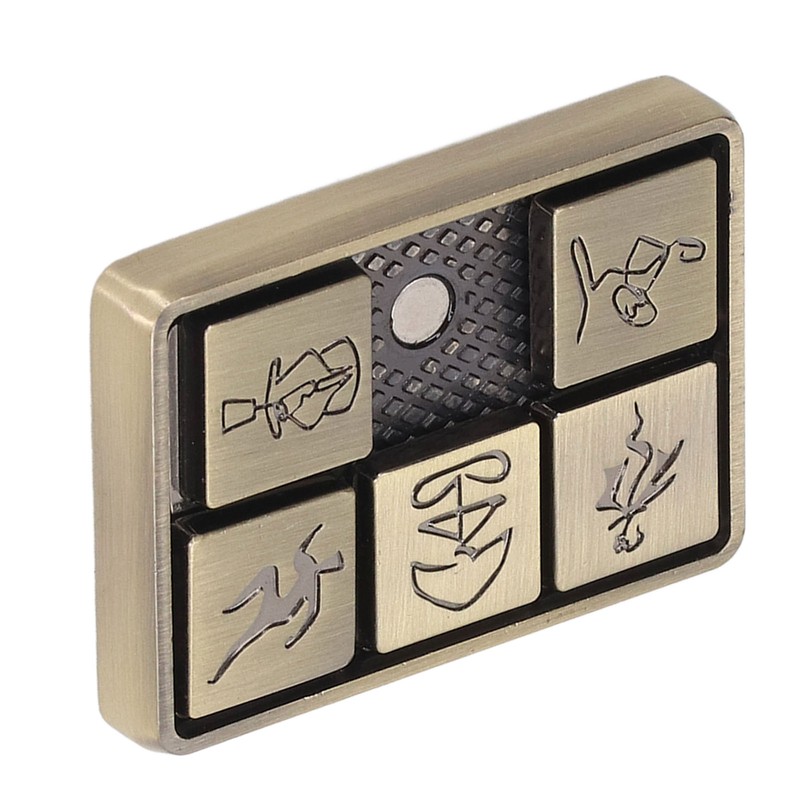 Metal Sliding Toy Special Patterns ​Relieve Stress Anxiety Fingertip Push