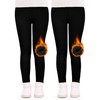 JOCMIC Girls Fleece Lined Leggings Winter Pants Thick and Warm