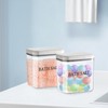 Yomjarl 2 Pack Salt Container,2 L Bath Salt Container With