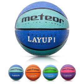 meteor Basketball Ball Layup Size 4 3 1 Youth Ideal for Children Hands 2-10 Years Ideal Mini Basketball for Training Soft Kids Outdoor