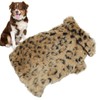 Pet Leopard Print Cloak Cute Retro Stylish Puppy Plush Jacket