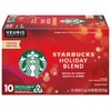 Starbucks Holiday Blend K-cups Coffee (Holiday Blend, 10 Count (Pack