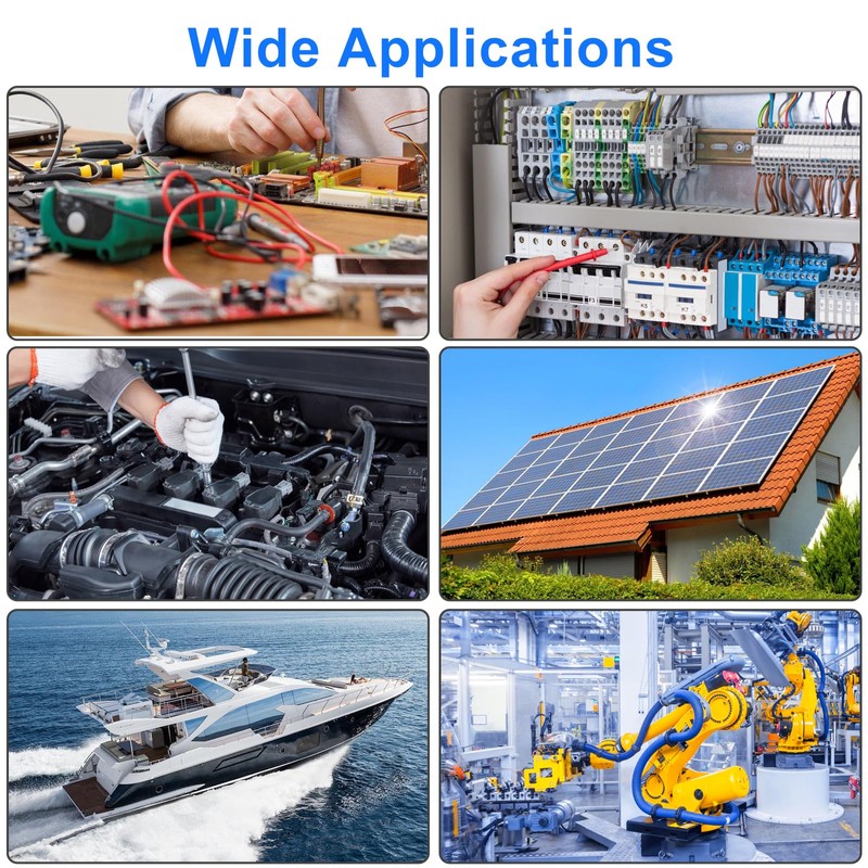 Linkstyle 10PCS 4 AWG Wire Connector Nut Kit, 1 in