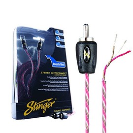 Stinger SI416 4000 Series Interconnects 6.0-Foot Right Angle 3.5mm to Right Angle