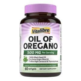 Vitalibre Aceite De Orégano 201 10000 Mg 60 Cápsulas                                                                                                  