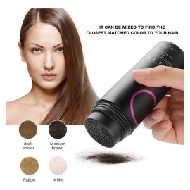 Castaño Oscuro Fibras Capilares Calvicie Cabello Barba