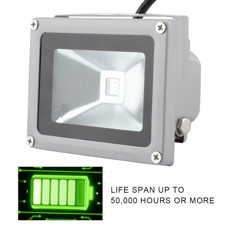 10W RGB LED Colorful Flood Light Spotlight Outdoor with Remote Control