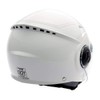 MMG Helmets Open Face Pilot Style Integrated Flip Up Visor