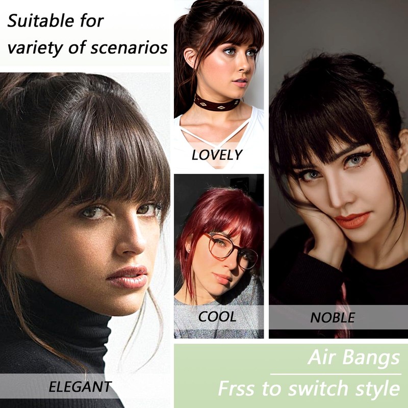 Clip on Bangs for Women Fake Bangs Clip in Bangs