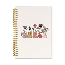 ICEWHITEY Nurse Spiral Journaling Notebooks,Nursing School Essentials,Nurse Accessories for Work,Nurse Gifts,Nurse Aesthetic Covers Journal for Women