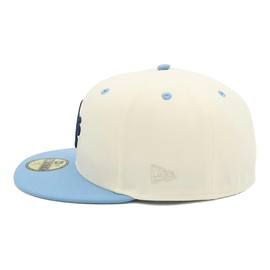 Newera 59FIFTY NER35C0322 SIDE PATCH 2-Tone ONSPOTZ Cap, OAK Chrome/Sky Blue, 62.5 cm