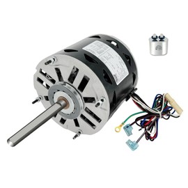 DL1056 Blower Fan Motor-1/2 HP, 1075 RPM, 3 Speed, 115 V, Compatible with A.O. Smith 1056, Fasco D701, Embraco E205, GE 3587, Marathon X004, Universal Electric 531, Rotom R43587 48 Frame Leungoo