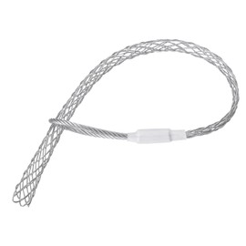 MECCANIXITY Cable Pulling Grip for 15-20mm Cable(White) 41cm,1.3FT Wire Mesh Puller Socks Grip Single Head Galvanizing Steel Wire Grips Net Cover Smooth