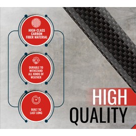 ICBEAMER 50 Cal Carbon Fiber Bullet Antenna Replacement [Color:Matte Black], Universal Fit Truck Van Cars Made with 6061 Solid Aluminum & Anti Theft Anti Chip Design Universal Fit good for AM/FM Radio