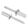 sourcing map Pack of 25 Blind Rivets Decorative Rivets 304