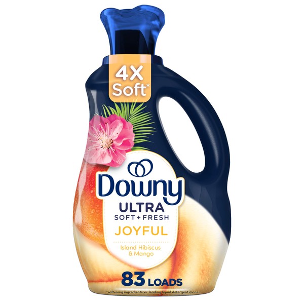 Downy Ultra Soft Plus Fresh Fabric Softener Liquid, Joyful, Island