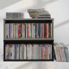 sdroceRyaM CD Storage Rack Stackable Organizer Disc Display Stands Hold