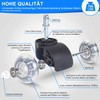 WOLAFOO Office Chair Castors, Wheels for Office Chairs 11 mm