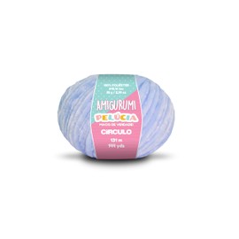 Circulo - Amigurumi Pelucia Yarn, Special Velvet Chenille Yarn for Amigurumi and Blanket, 144 yds, Worsted (2137 - Hydrangea)