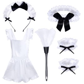 Aichiyu French Maid Costume Accessories for Women Anime Cosplay Dress Apron Kit
