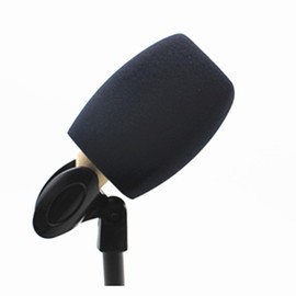 Mic Foam Covers Handheld Microphone Windscreen Large Mic Foam Pop Filters for Handheld Microphone Interview Microphones (Triangle, Black)