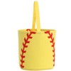 E-FirstFeeling Softball Basket Easter Baskets for Kids Canvas Easter Eggs