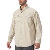 NAVISKIN Men's Sun Protection Fishing Shirts UPF 50+ Long Sleeve