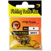 FTM Spoon Hooks Barbless – 10 Trout Hooks for Blinkers,