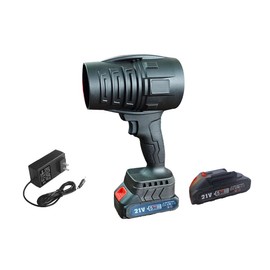 Cordless Leaf Blower Handheld Lightweight Electric Leaf Blowers for Car Patio Cleaning Blowing Leaves Dust Snow (5 Cells Battery*2)