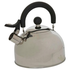 Vango 2 L Stainless Steel kettle with folding handle, Silver