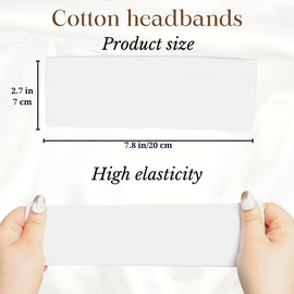 Headbands for Women 3PCS Non Slip Sports Headband Soft Cotton Stretchy Headbands Hair Accessories