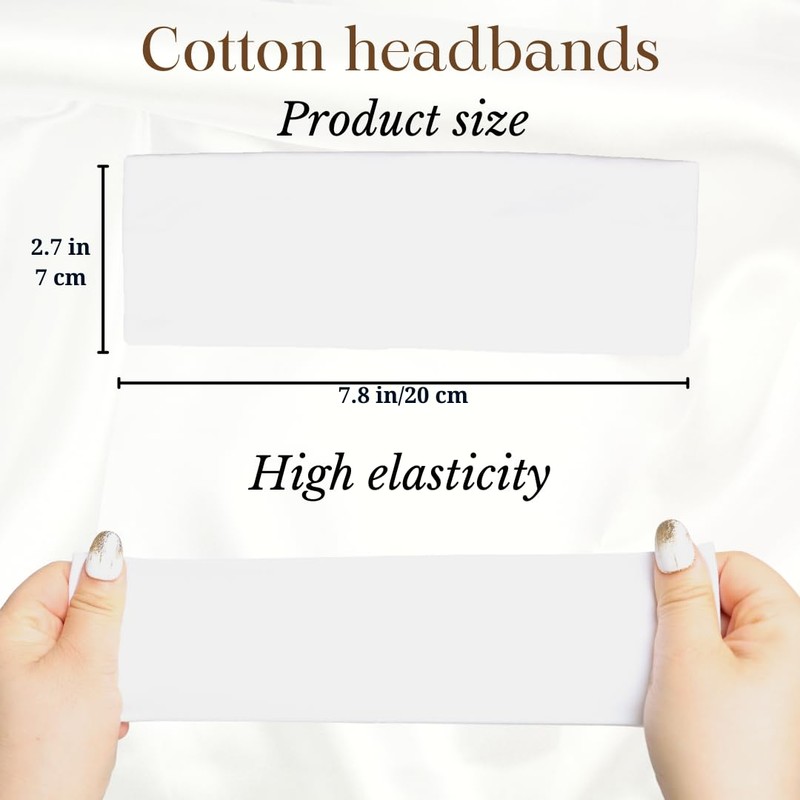 Headbands for Women 3PCS Non Slip Sports Headband Soft Cotton