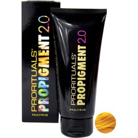 Prorituals ProPigment 2.0 Bright & Bold Direct Dye - Professional Hair Color Cream - Long-Lasting, Vibrant Color - Imparts a Rich Shine Leaving Your Hair Feeling Soft and Silky, Yellow, 4oz