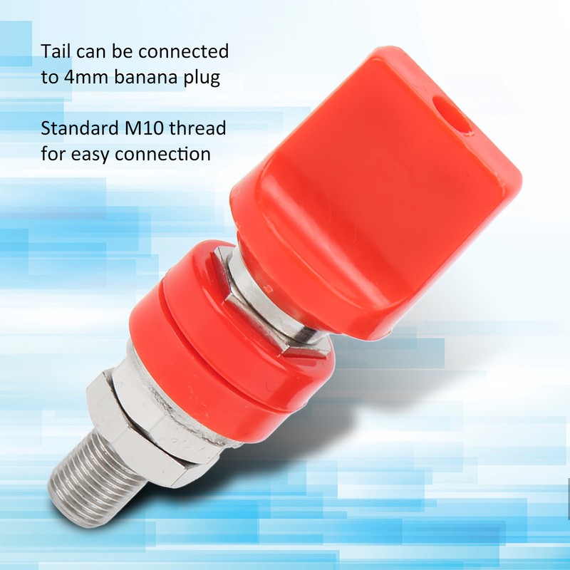 4mm Brass Binding Post M10 Thread High Current Power Junction