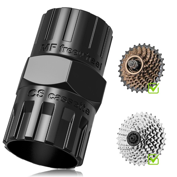 Fengzio Sprocket Puller 2 in 1 Bicycle Cassette Tool, Suitable