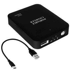 Portable AA Battery Travel Charger Compatible with TCL 30 V 5G / 10 5G UW/FLIP Go Re-Charger Emergency Backup+ LED Light