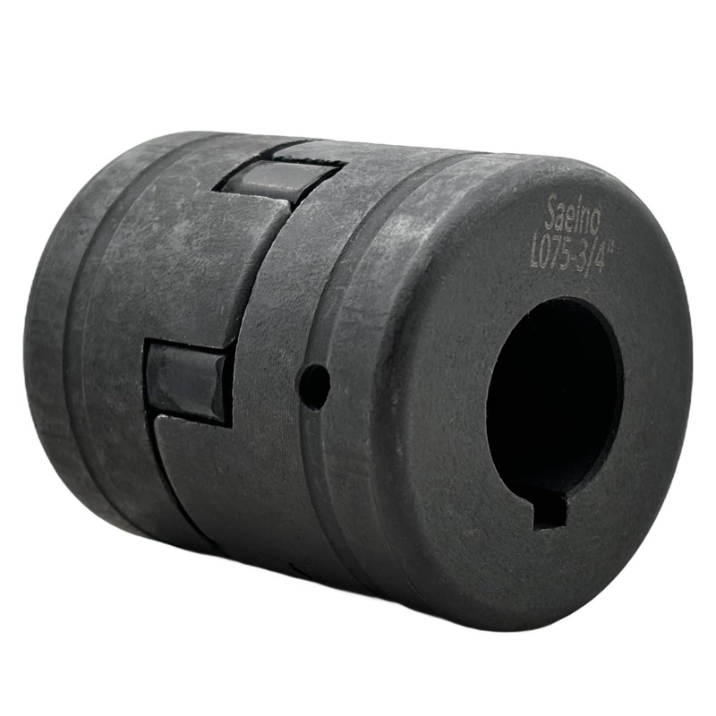 Saelno 1/2" to 3/4" L075 Flexible 3-Piece L-Jaw Coupling Coupler