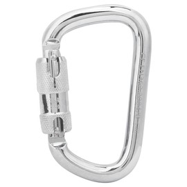 40Cr Steel 45KN D Shaped Hanging Buckle Carabiner Clip for Outdoor Climbing Safety Accessory