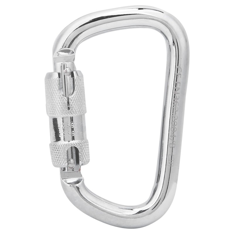 40Cr Steel 45KN D Shaped Hanging Buckle Carabiner Clip for