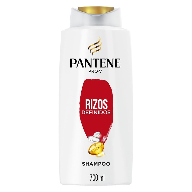 Pantene, Shampoo para cabello dañado Pantene Rizos Definidos con Pro-Vitaminas