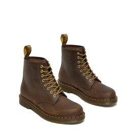 Dr. Martens Unisex 1460 Crazy Horse Leather 8 Eye Boot, Brown, 11 Women/10 Men