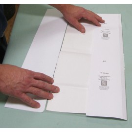 Brodart 5 - 14" x 28" Brodart Fold-on Book Jacket Covers - Adjustable - Clear Mylar