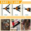 500Pcs 304 Stainless Steel Pop Rivets Kit, 9 SAE Sizes,