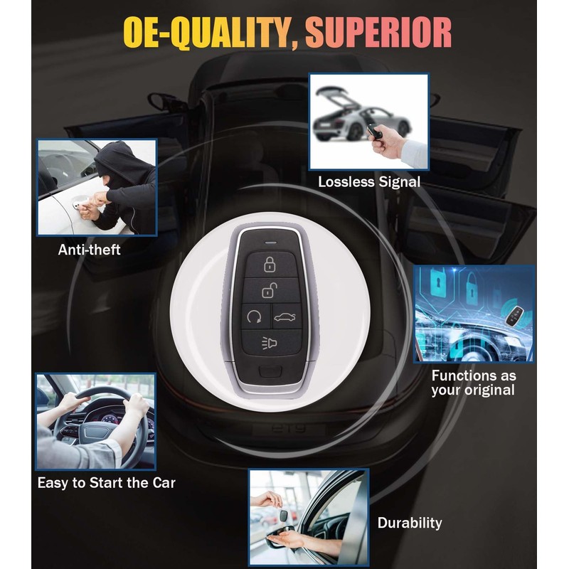 Autel MaxiIM IKEY IKEYAT5TPR Programmable Smart Key Replacement 5 Buttons