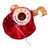 Kurt Adler 16-Inch Red/Gold Black Angel Tree Topper