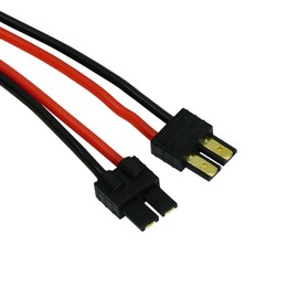 FLASH HOBBY 2PCS Battery Charger Adapter Male to 4.0mm Banana Plug Connector with 14AWG 300mm Cable Wire for RC Crawler, Helicopter & Boat Lipo Battery