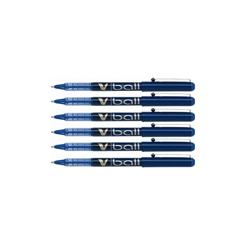Pilot VBall VB 5 Rollerball with Metal Blade Blue