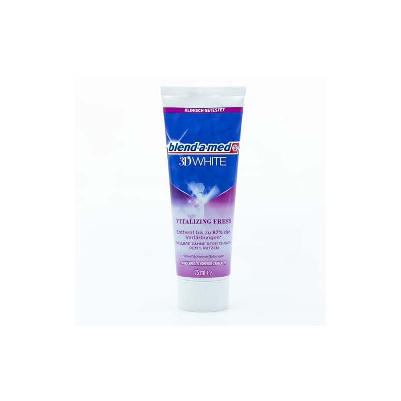 6 x Blend-a-med 3D White Vitalizing Fresh 75 ml XL