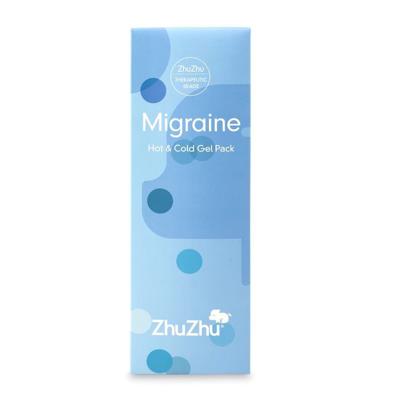 Zhu-Zhu Migraine Hot & Cold Pack Wrap Therapeutic Gel Beads
