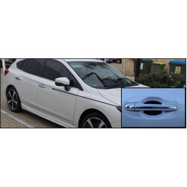 Cupeez for Cars Made in USA Flat Black Auto Accessory Car Door Handle Scratchs Guards Protector Fits Subaru WRX (2pk)